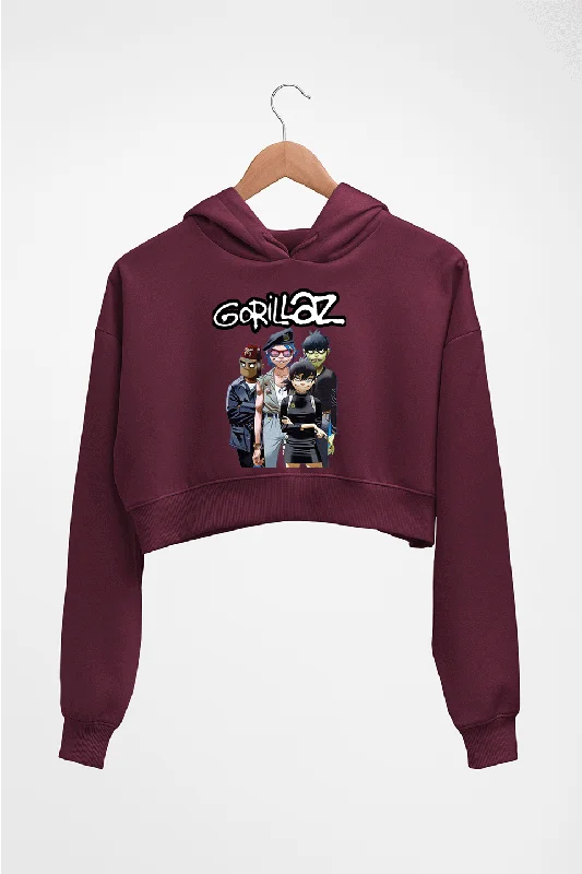 Gorillaz Crop HOODIE FOR WOMEN