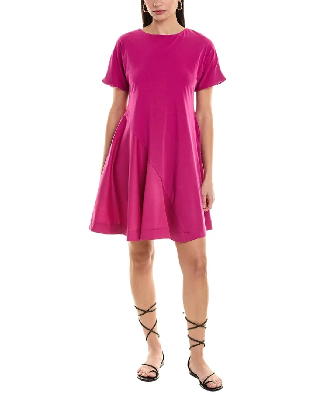 ALPHA STUDIO Flare Panel A-Line Dress