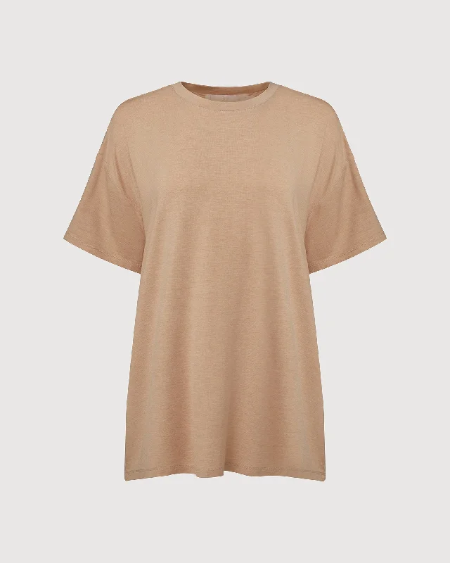 Rachel Parcell | Oversized T-shirt | Heather Sand