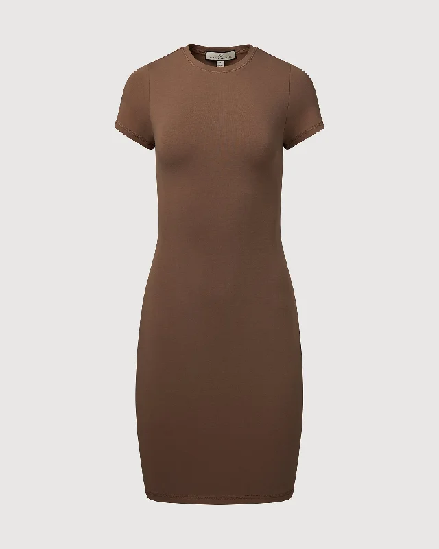 Rachel Parcell | T-shirt Mini Dress | Brown