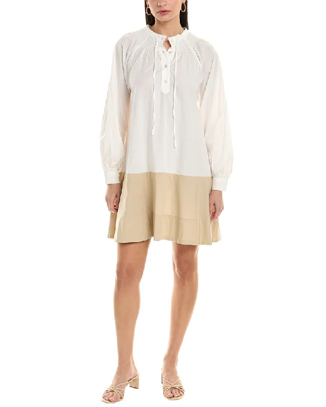 ALPHA STUDIO A-Line Shirtdress