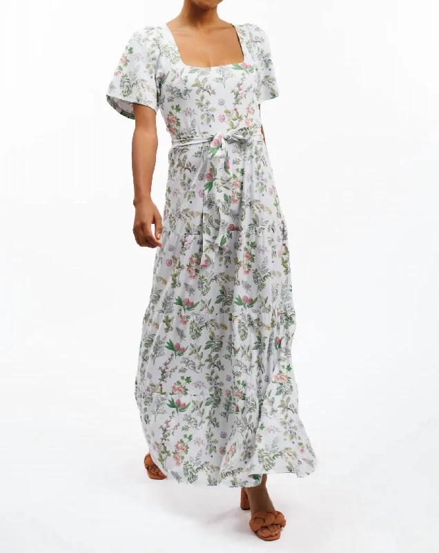 Lane Dress Gardeners Bloom In Mint Green