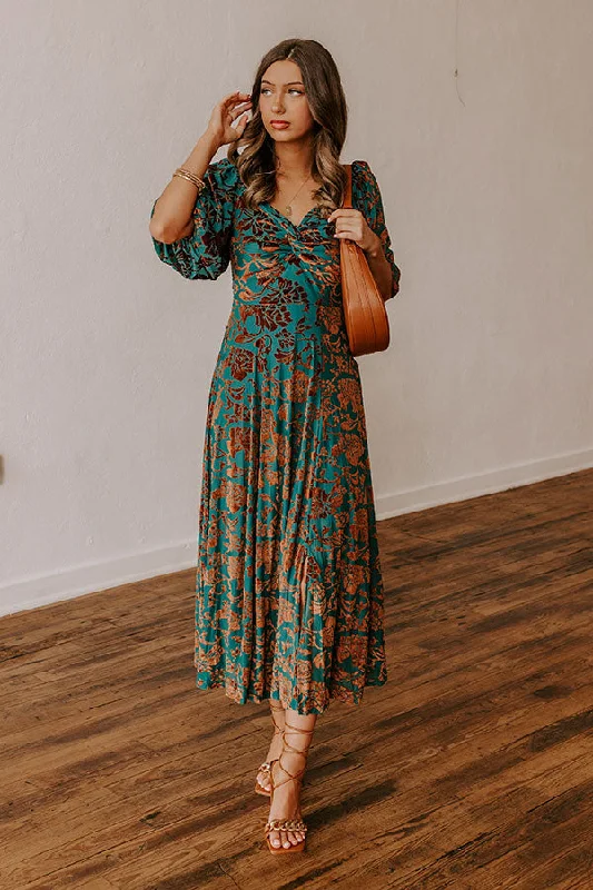 Every Enchantment Velvet Burnout Midi